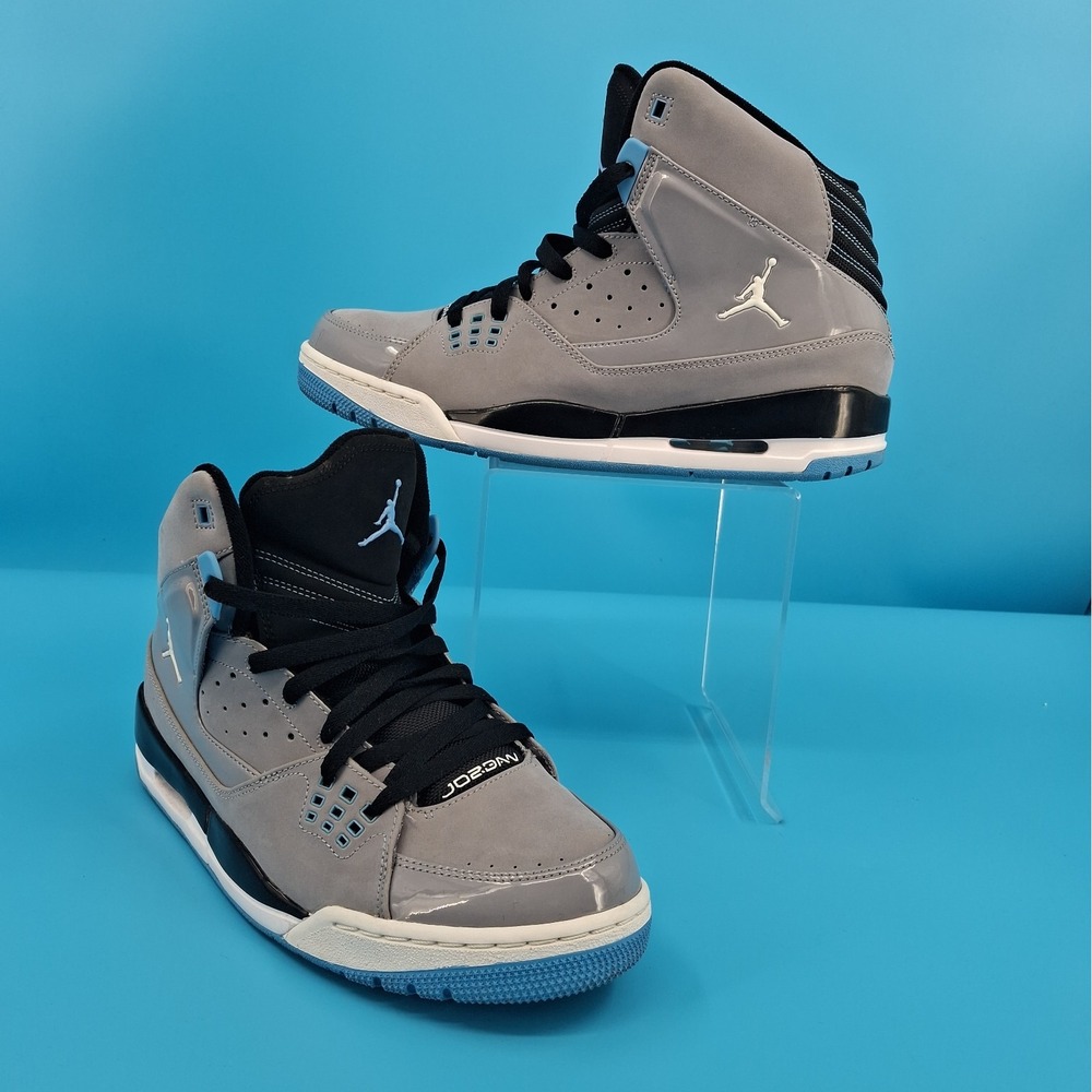 Nike Jordan SC-1 Wolf Grey Blue Basketball 538698-018 Men's Size 10.5